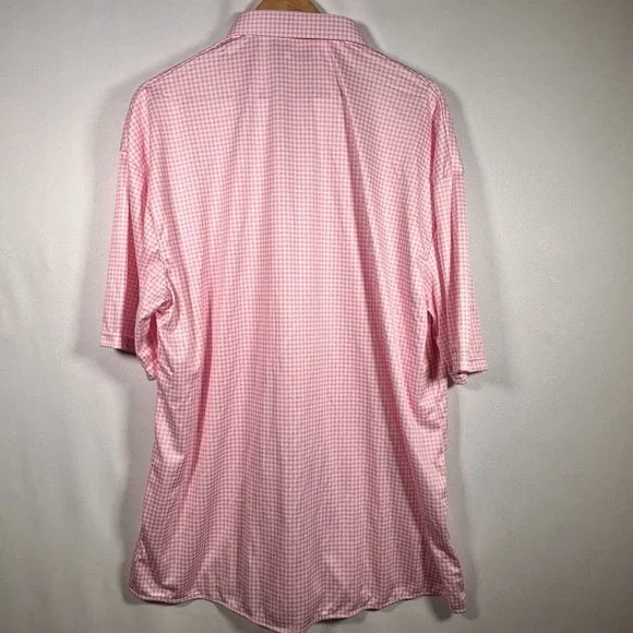 Collars And Co Button Up Shirt Mens 2XL Business Casual Office Gingham XXL Check - Picture 2 of 5